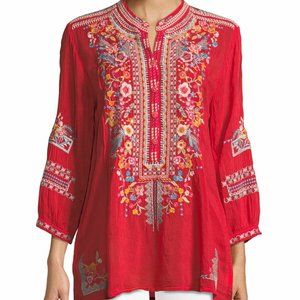 NWT Johnny Was Bethanie Top PS Strawberry